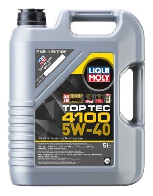 3701 LIQUI MOLY Top Tec 4100, 5W-40, 5l, Synthetiköl