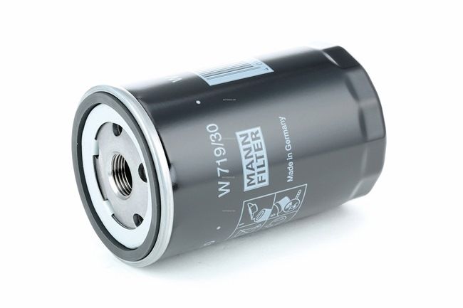 MANN-FILTER W 719/30 Ölfilter 3/4-16 UNF, mit einem Rücklaufsperrventil, Anschraubfilter
