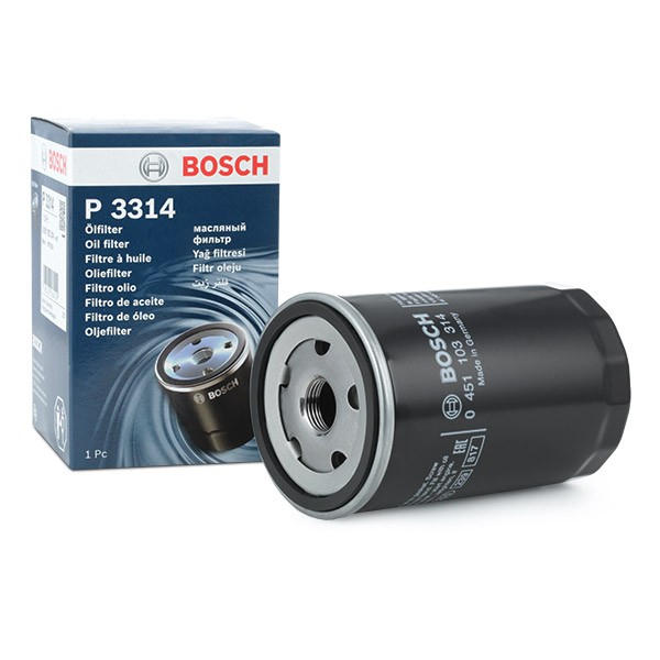 BOSCH 0 451 103 314 Ölfilter, 3/4" 16 UNF-2B, mit einem Rücklaufsperrventil, Anschraubfilter